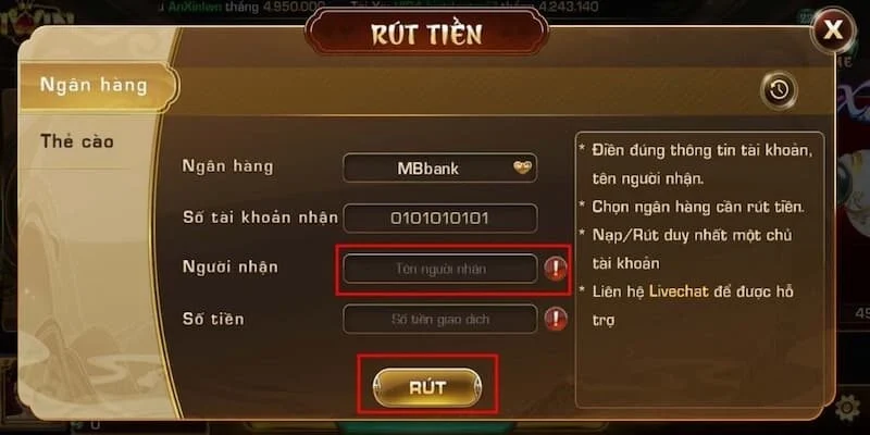 App Tài Xỉu Rút Tiền Nhanh Nhất