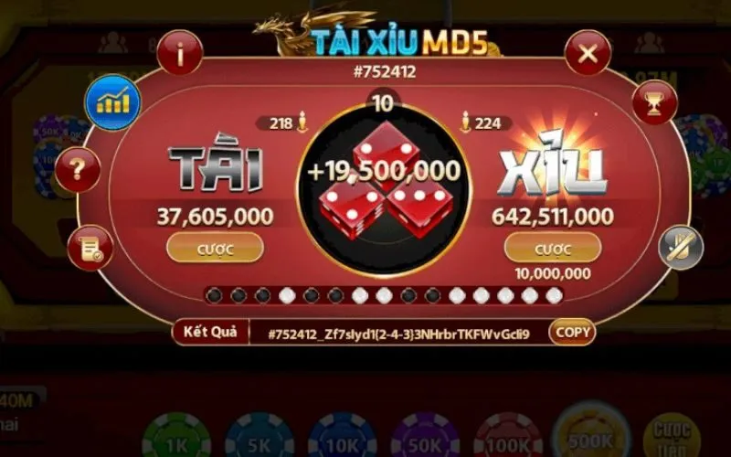 tài xỉu md5 có bịp được không